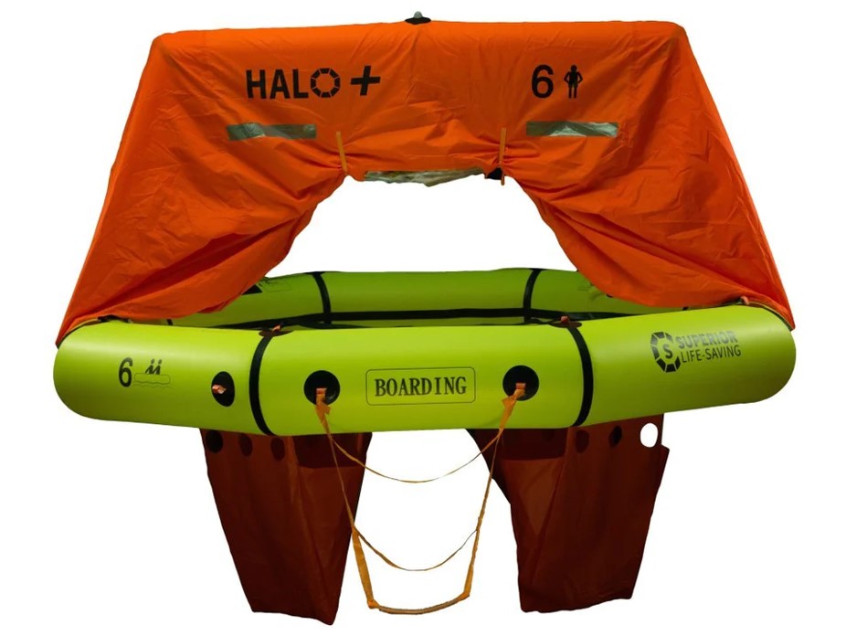 inflatable raft tent Superior Halo Compact Life Raft with Canopy – Life Raft and Survival  Equipment, Inc