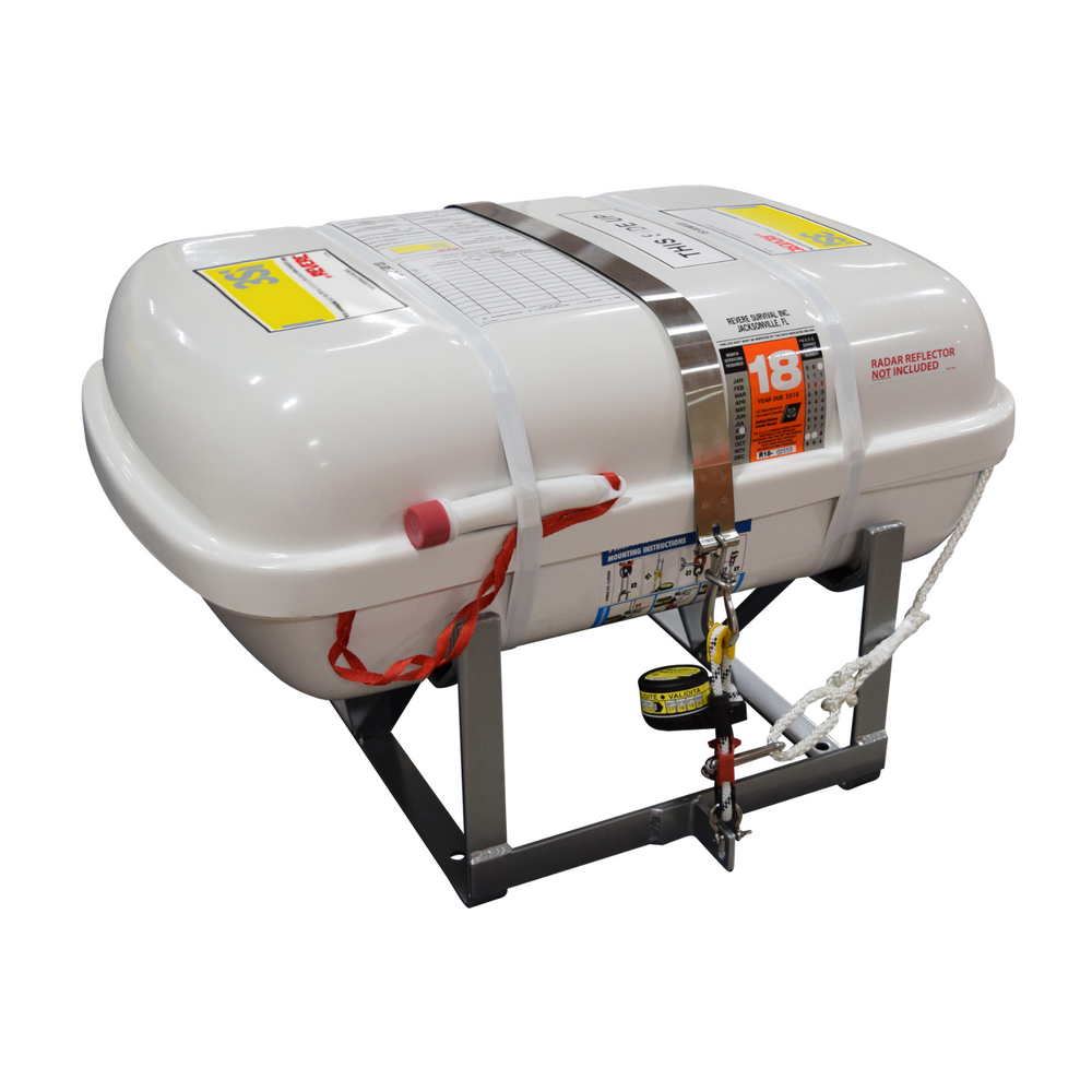 Revere USCG Coastal Commercial Life Raft Deck Container