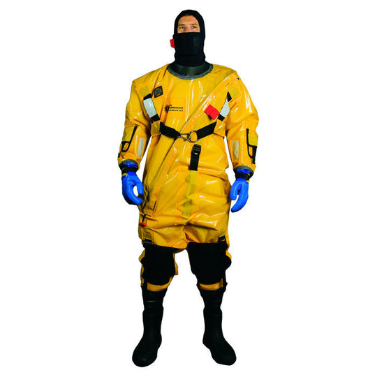 How should the Mustang Ice Rescue Suit be maintained?