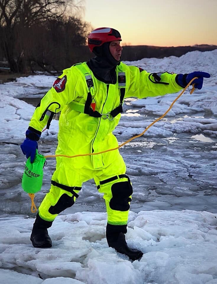 FirstWatch Ice Rescue Suit Hi-Vis Yellow
