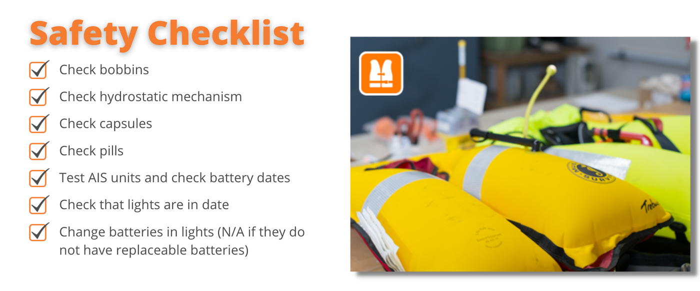 Service Life Jacket LIFE JACKET SERVICE – Life Raft and Survival Equipment, Inc.