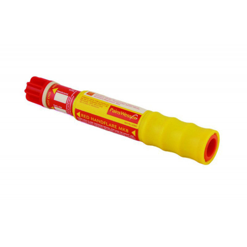 Pains Wessex Red Handflare - Life Raft and Survival Equipment, Inc.