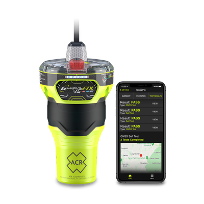 ACR GlobalFIX™ V5 CAT II,  V5 AIS EPIRB with Return Link Service and Mobile App
