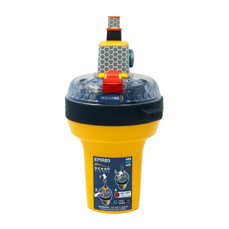 Ocean Signal RescuME EPIRB3 PRO, CAT I,  AIS EPIRB with Return Link Service and Mobile App