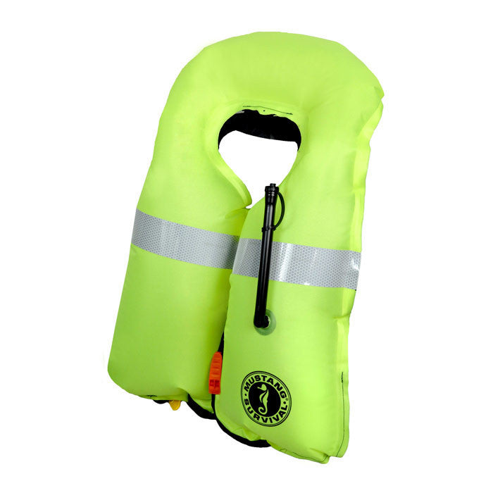 Mustang High Visibility Hydrostatic PFD | Inflatable Life Jacket