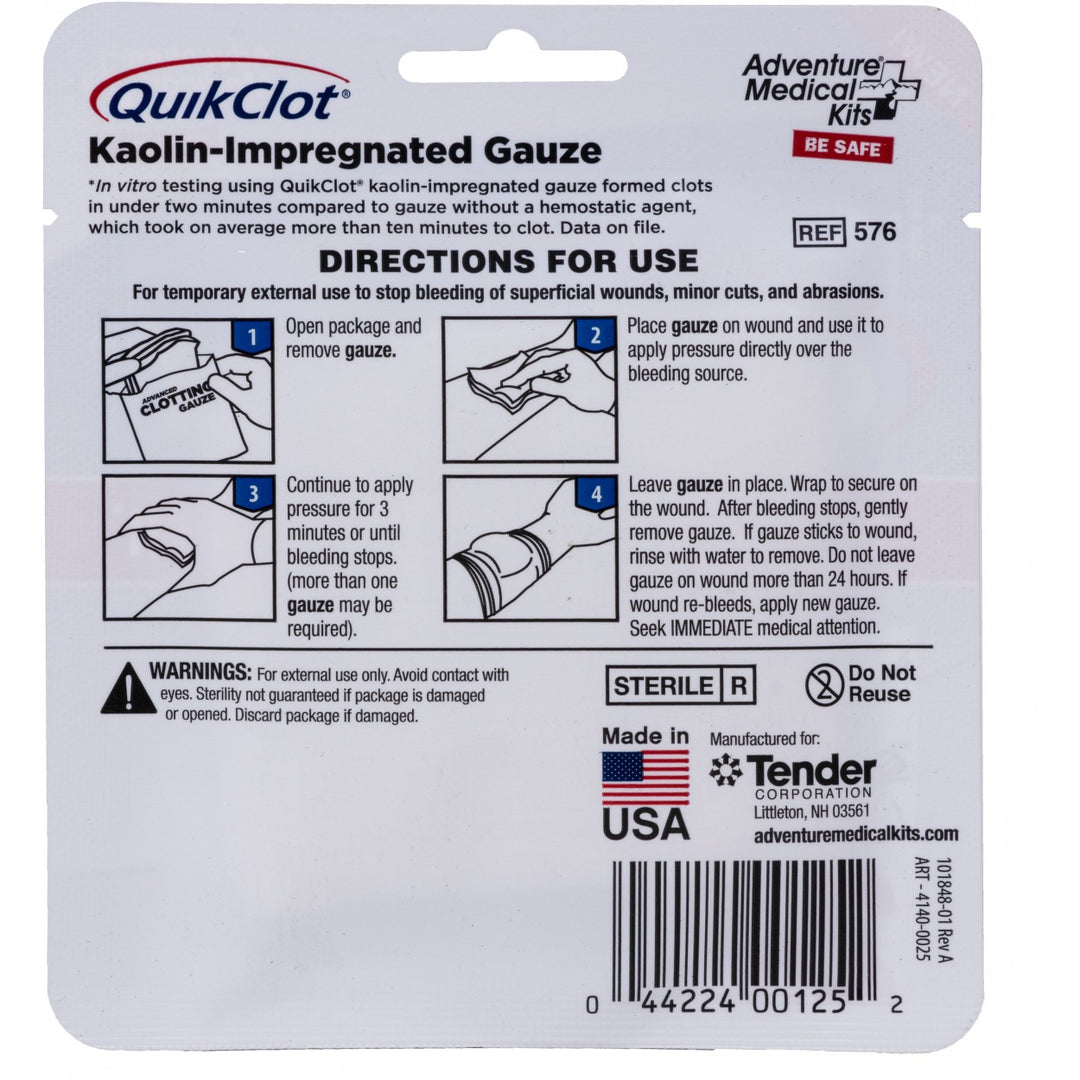 QuikClot Gauze 3" x 2'